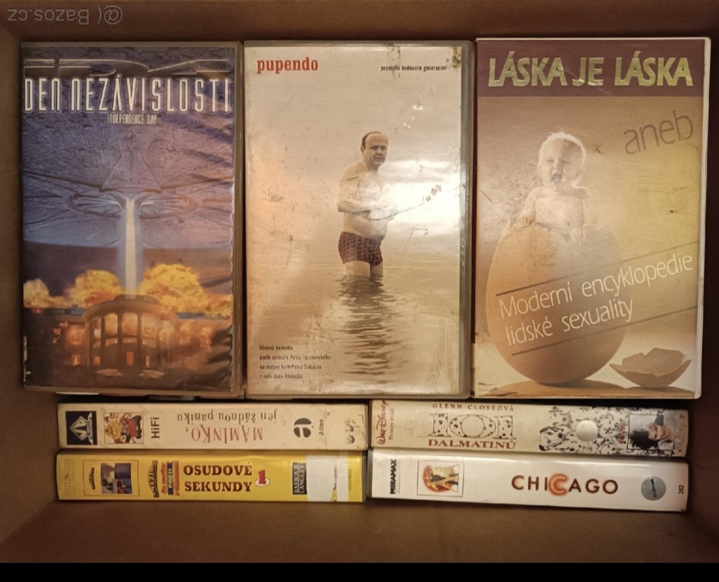 Originál VHS - různé filmy - 2