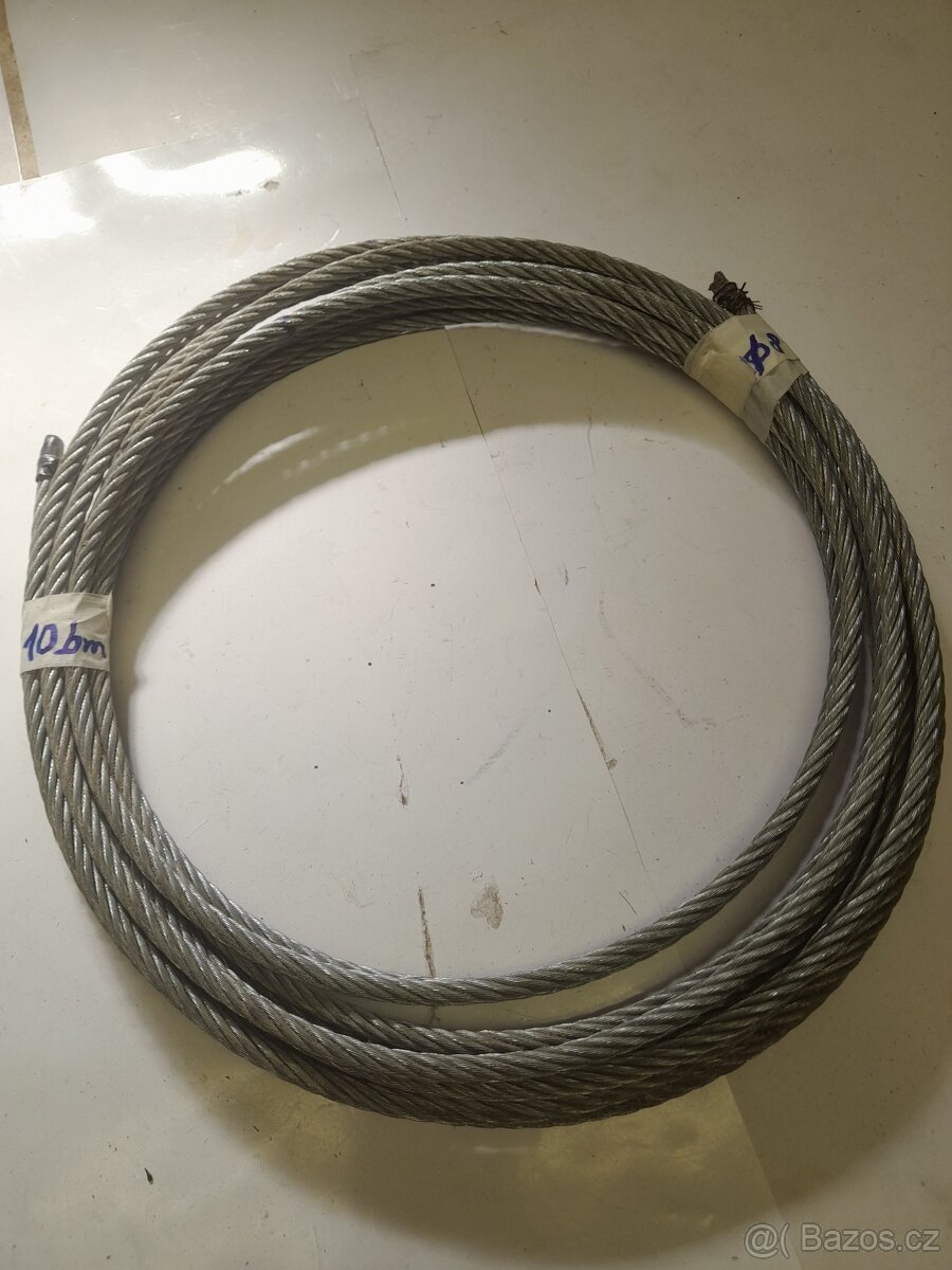 Ocelové lano pr.8mm pozink - 2