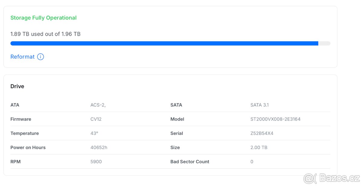 HDD SEAGATE 2TB Seahawk Surveillance - 2