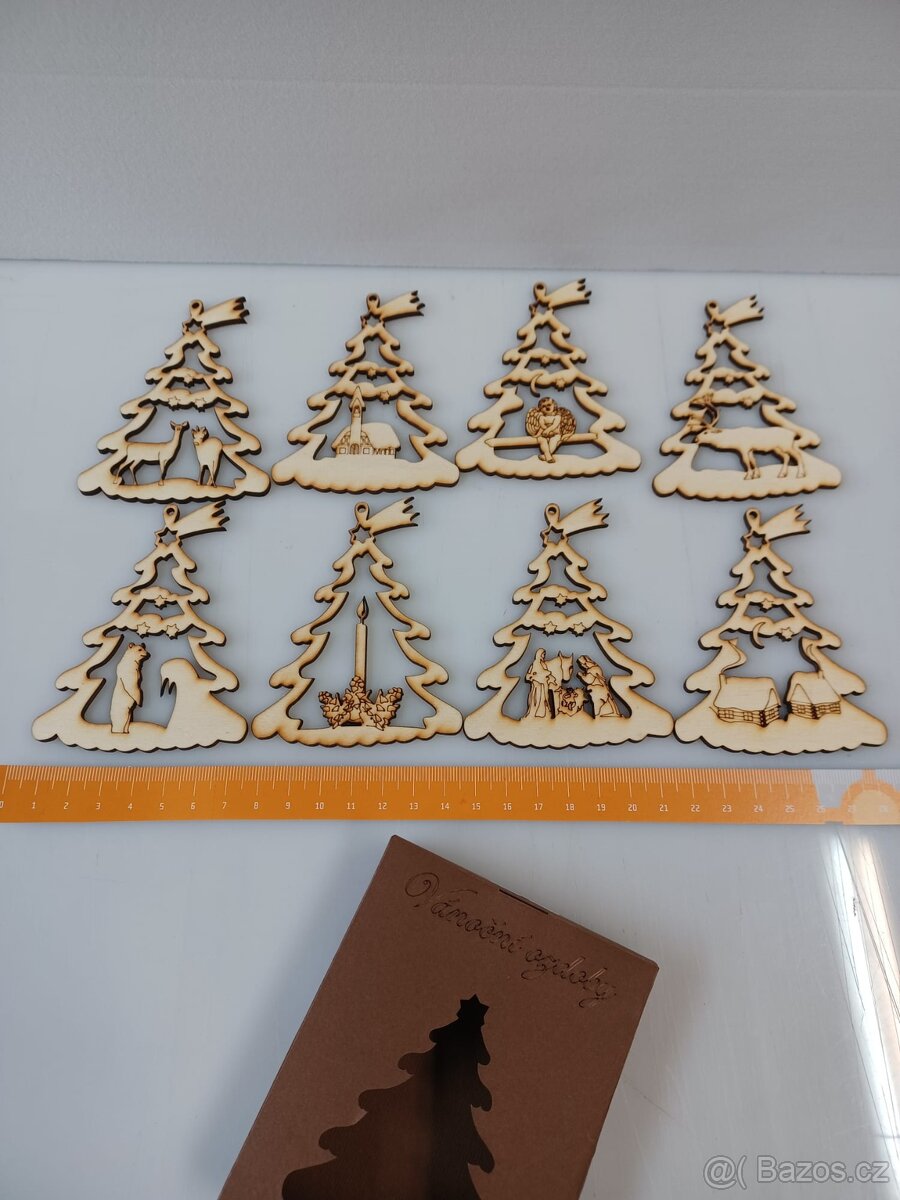 Vánoční ozdoby z překližky - 2