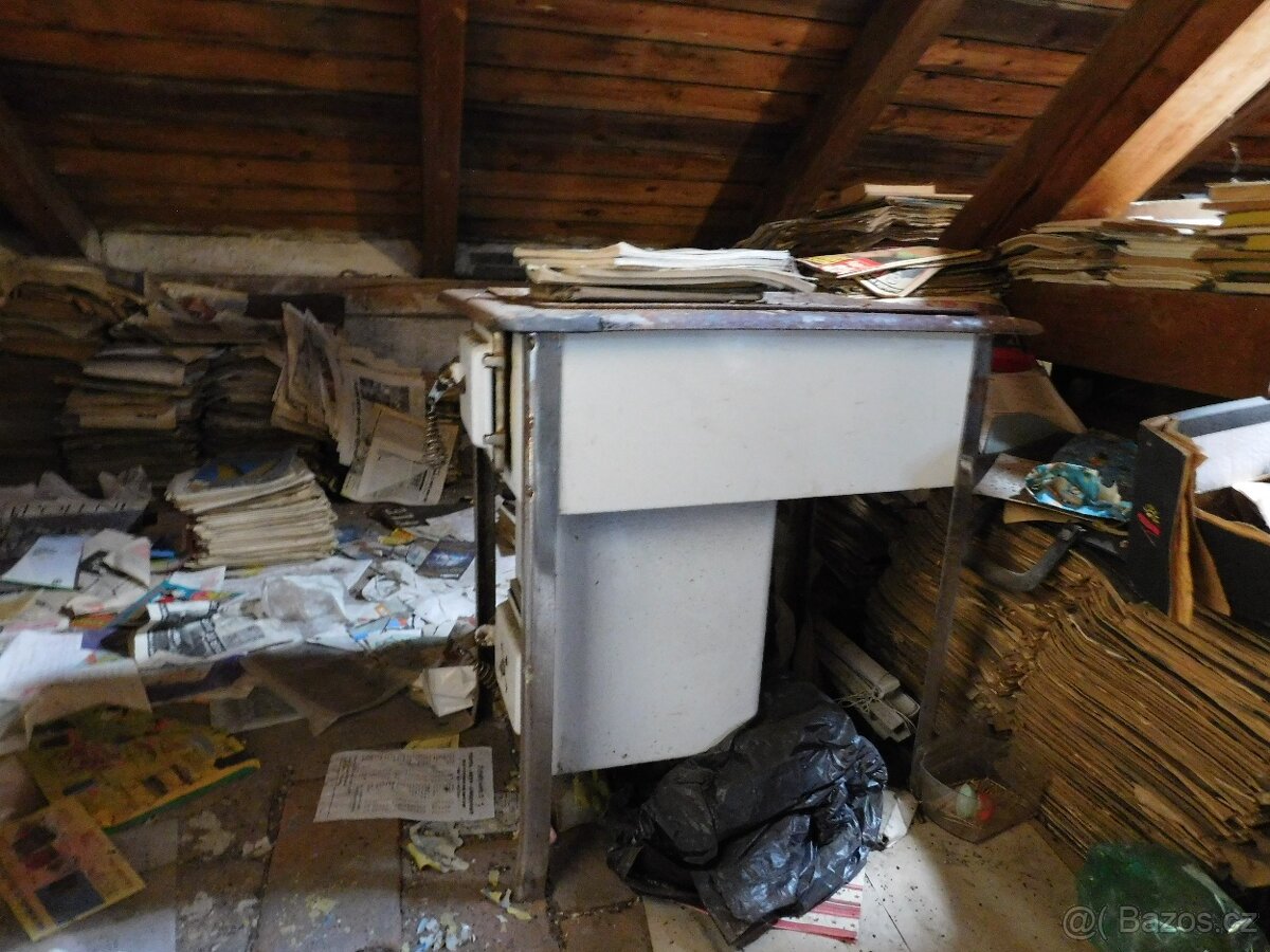 Stará kamna Kabor - už bez dvířek - 2