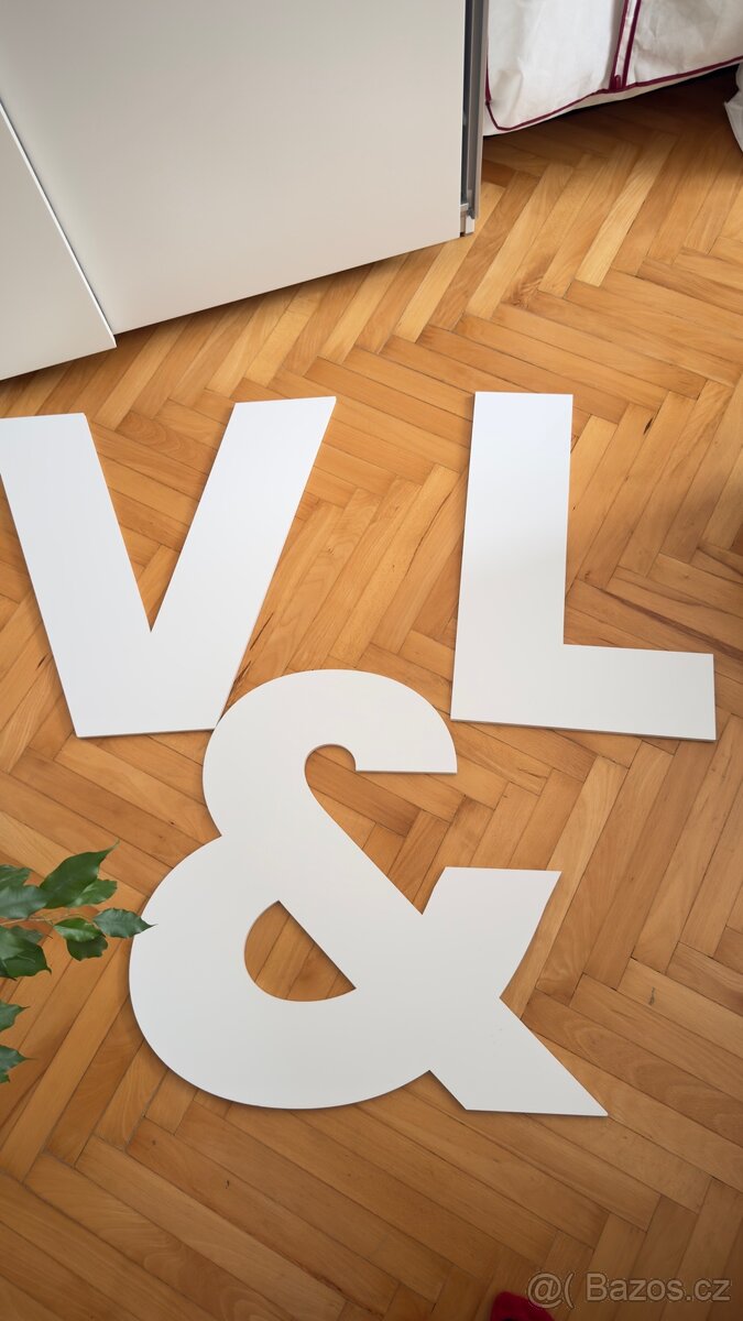 Svatba - Písmena V&L - 2