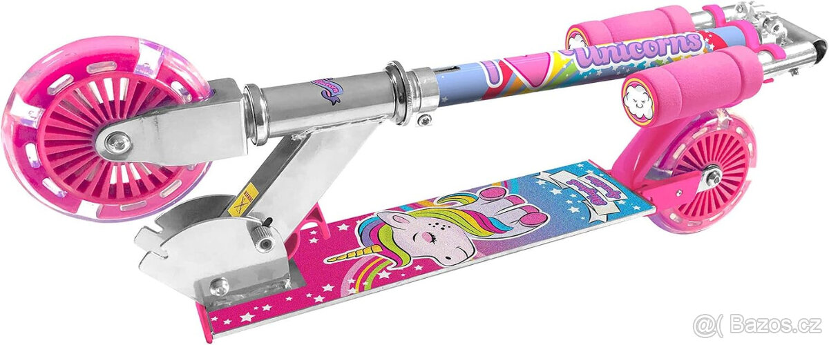 Nová Koloběžka Ozbozz Unicorn Light up - 2