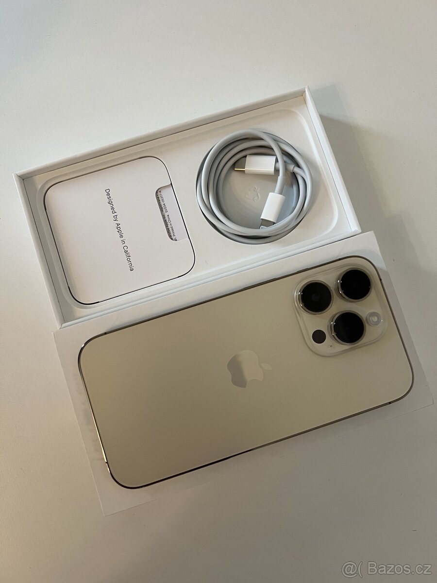 Apple iPhone 14 Pro - GOLD, Top STAV✅, +Záruka - 2