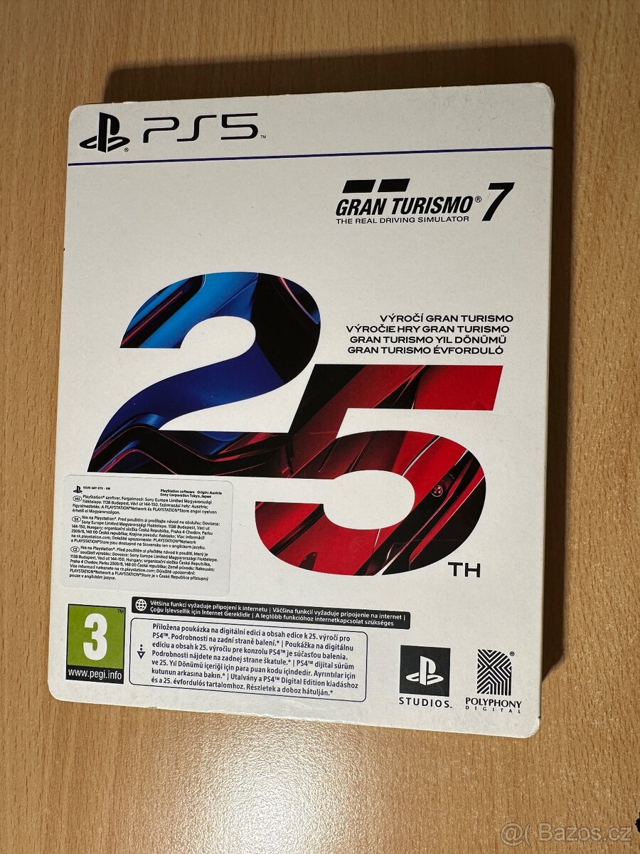 PS5 Gran Turismo 7 25th Edition Steel Box - limitovaná edice - 2