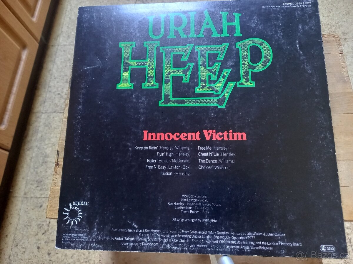 Uriah Heep – Innocent Victim (LP) + příloha - 2