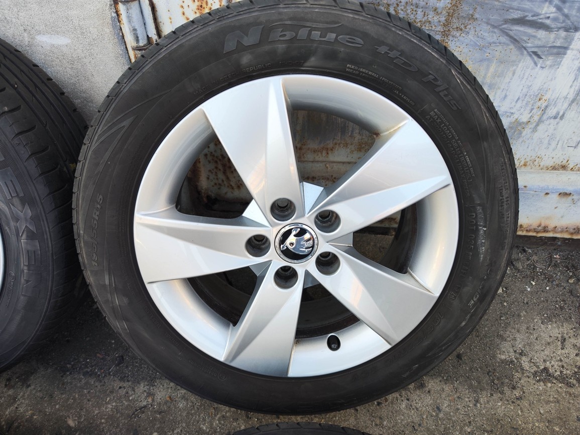 15"letní alu sada Rotare 5x100 origo Škoda Fabia Polo Ibiza - 2