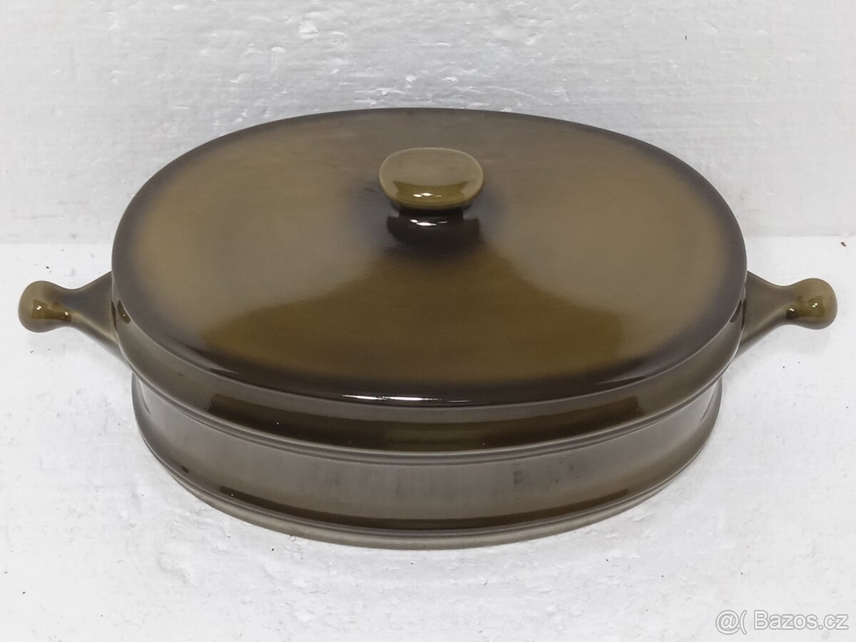 Porcelánový pekáč s víkem Bavaria Oliva - 2