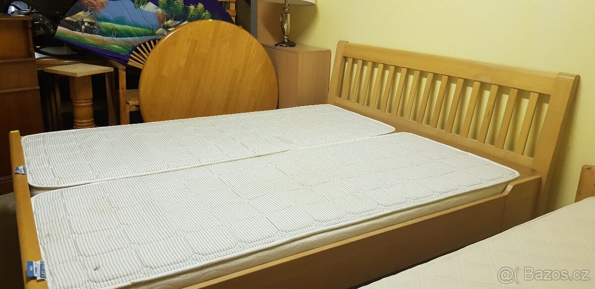 PRODÀM POSTEL-160/200- MATRACE-DORMEO-MASIVNÌ DUB - 2