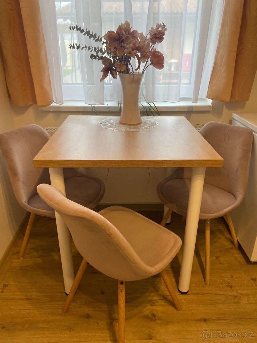 Prodám stůl a židle. - 2