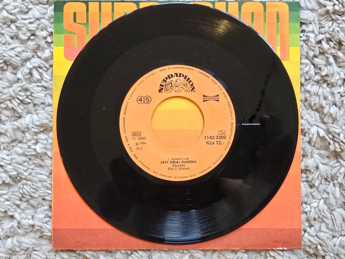 SP vinyl - J. Ježek V+W - 2