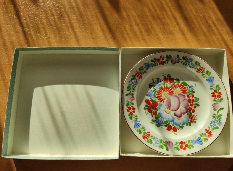 retro keramický talíř CHODOVIA Domažlice - 2