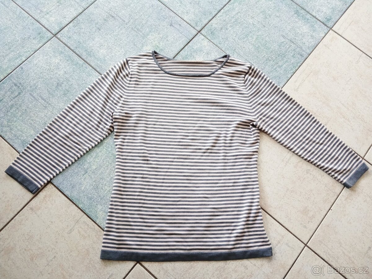 Dámská halenka/triko s 3/4 a dlouhým rukávem-vel. 38, 40, 42 - 2