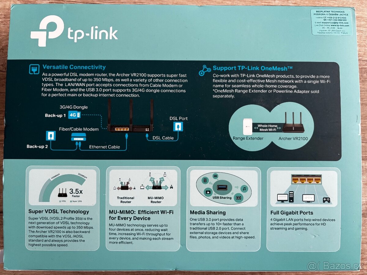 TP-Link Archer VR2100 - 2