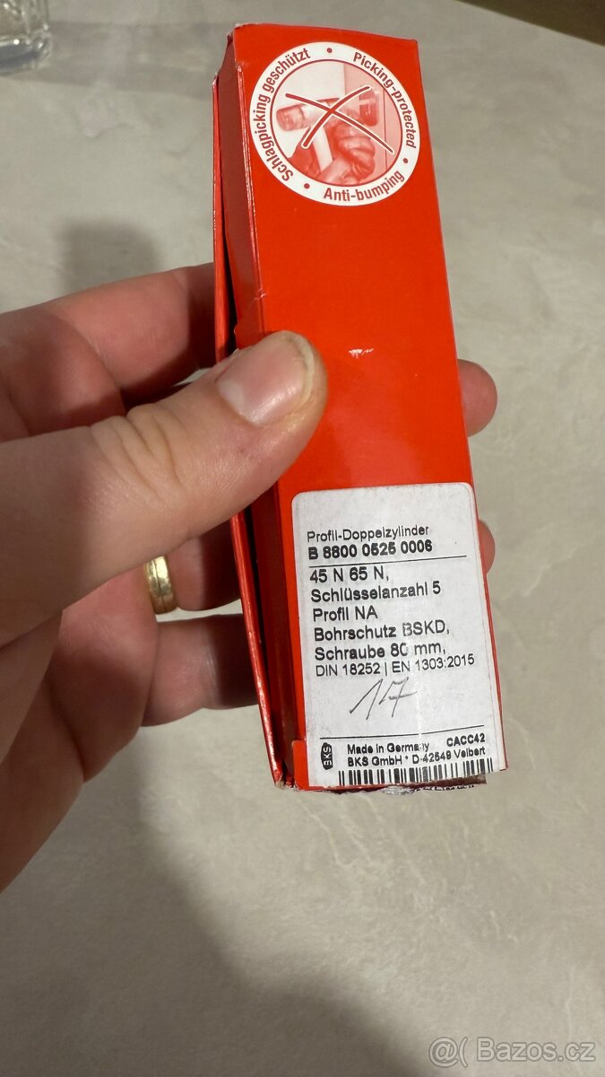 Cylindrická bezpečnostní vložka - 2