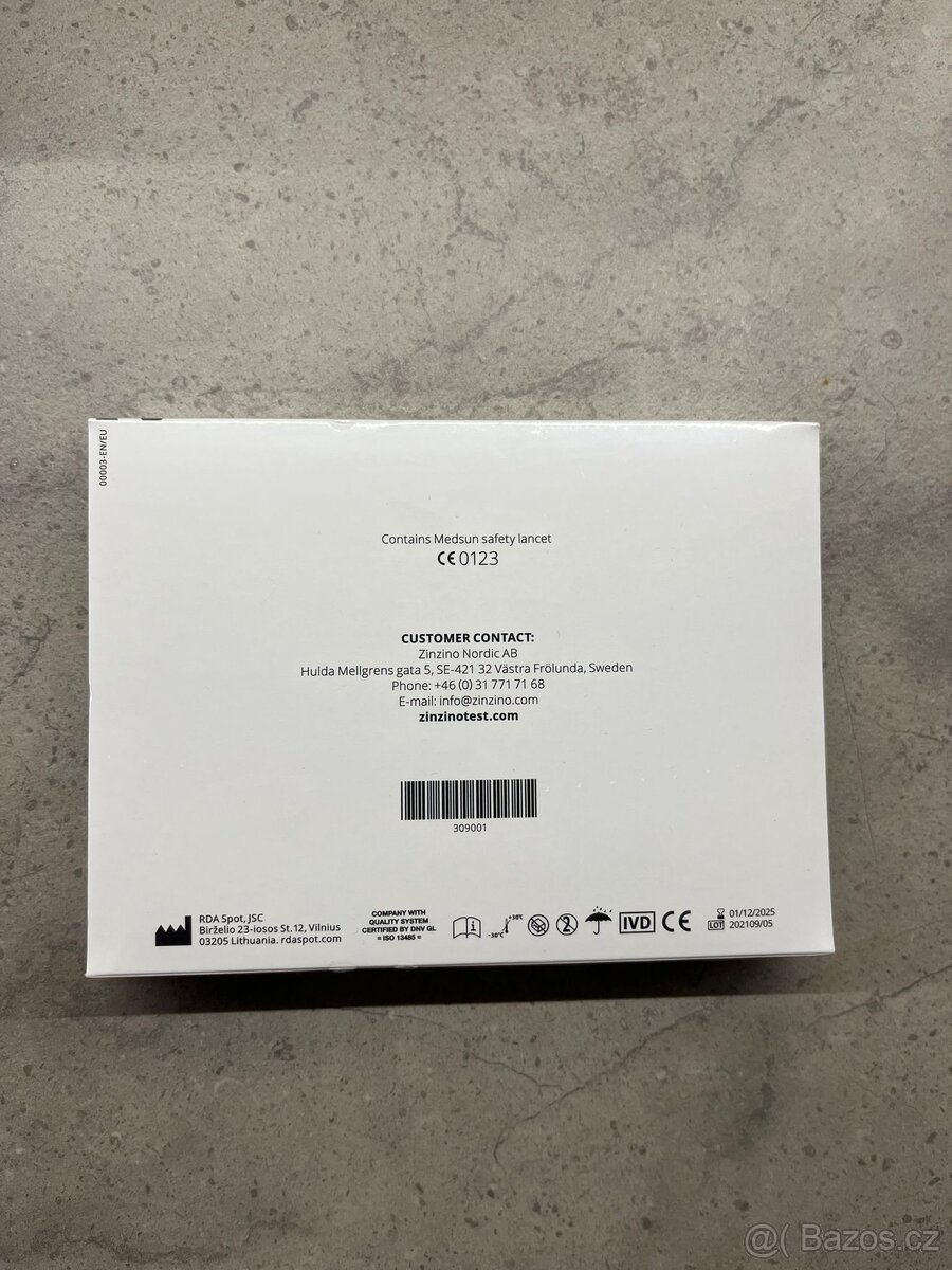 Zinzino - balance test - 2