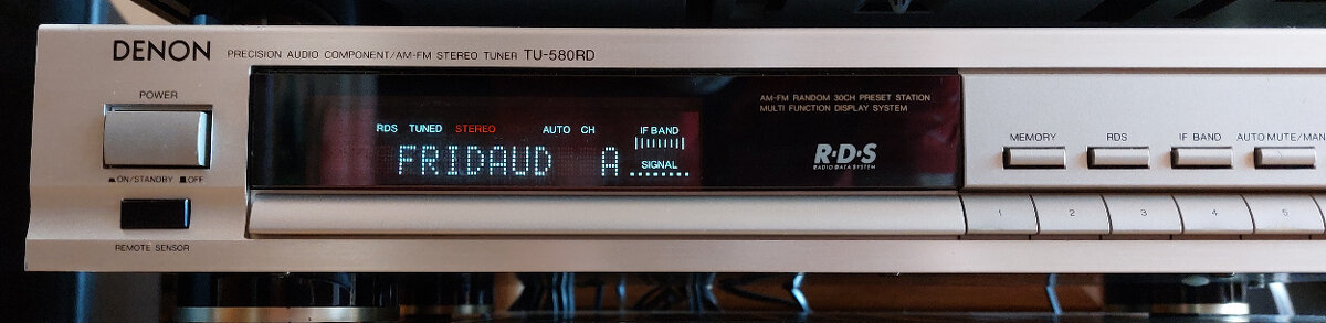 AM-FM Stereo Tuner Denon TU-580RD - 2