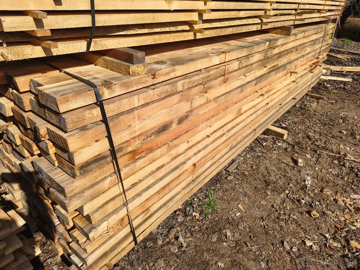 Fošna modřín 60x140x5000mm - 2