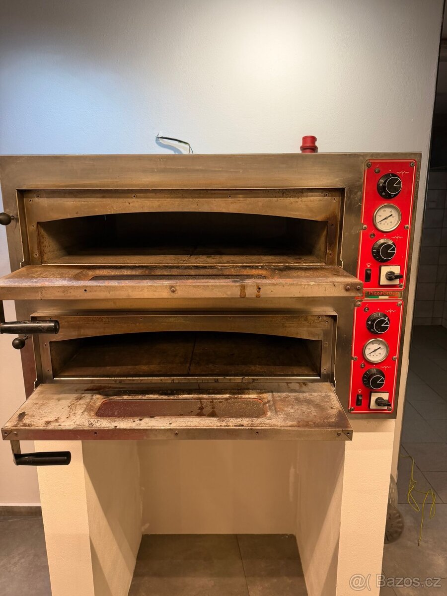 Elektrická dvoukomorová pizza pec - 2