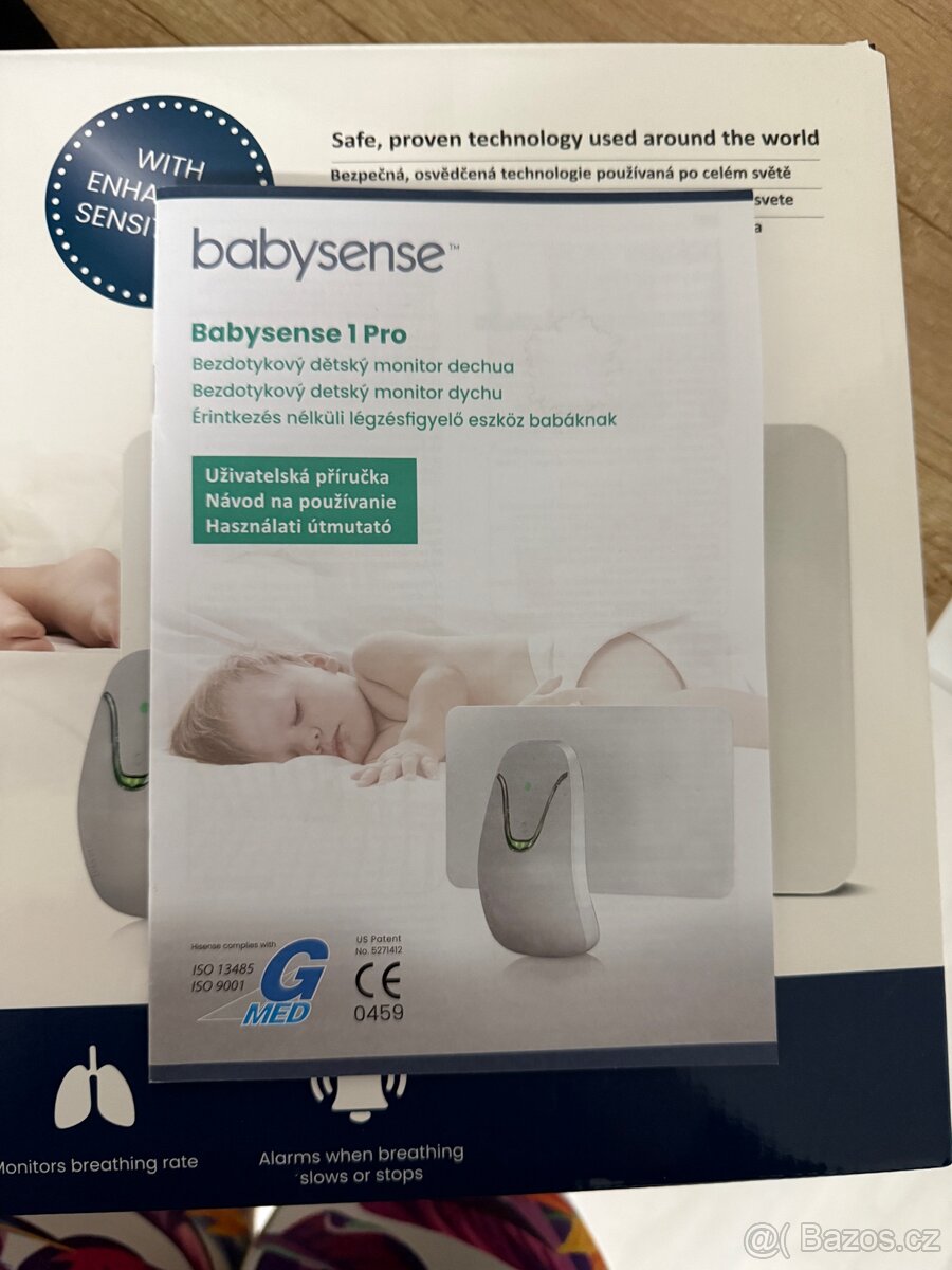 Monitor dechu Babysense 1 Pro (s certifikátem) - 2