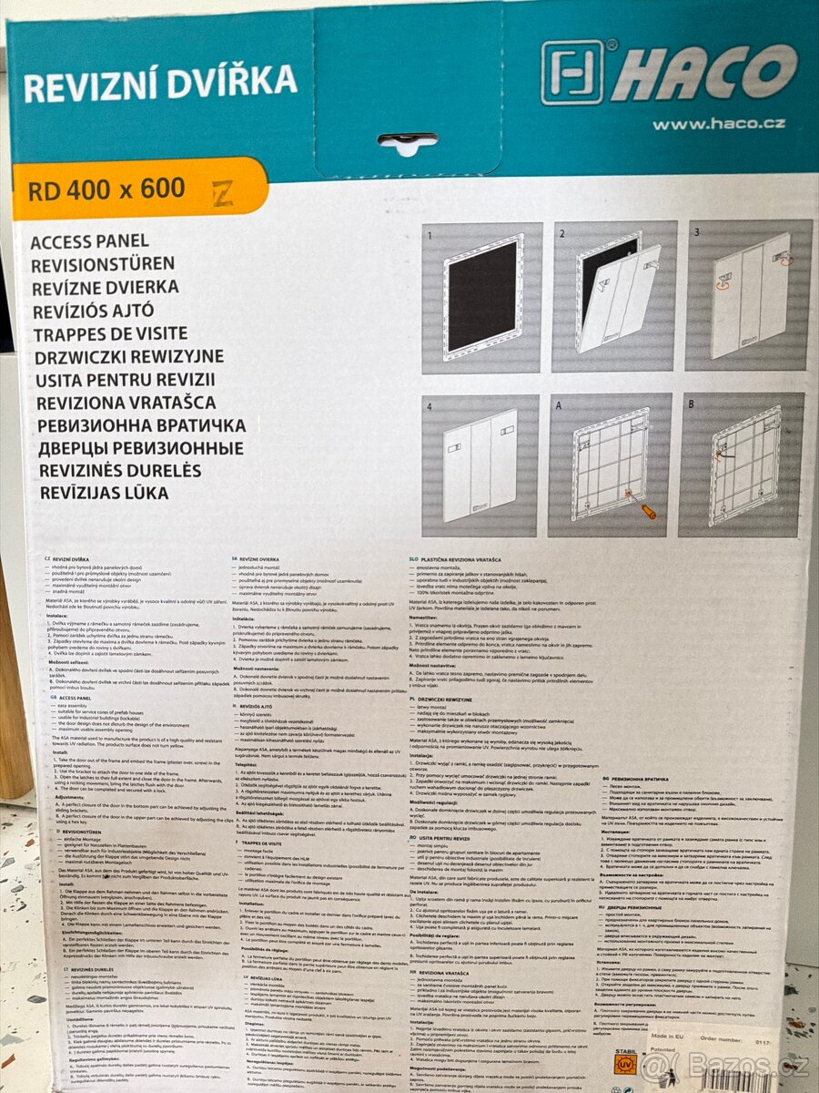 Revizní dvířka Haco 400x600 - 2