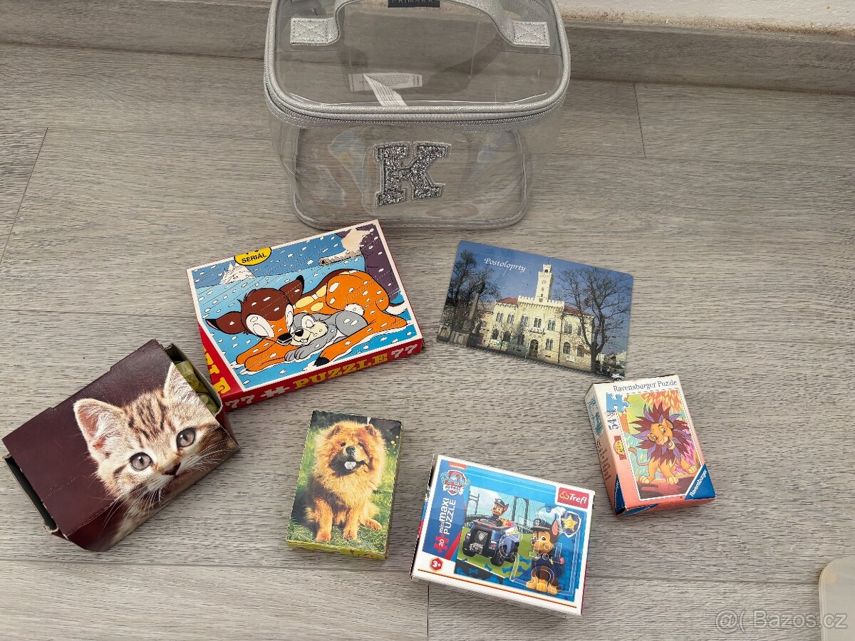 Dětské puzzle, 6 ks, v taštičce - 2