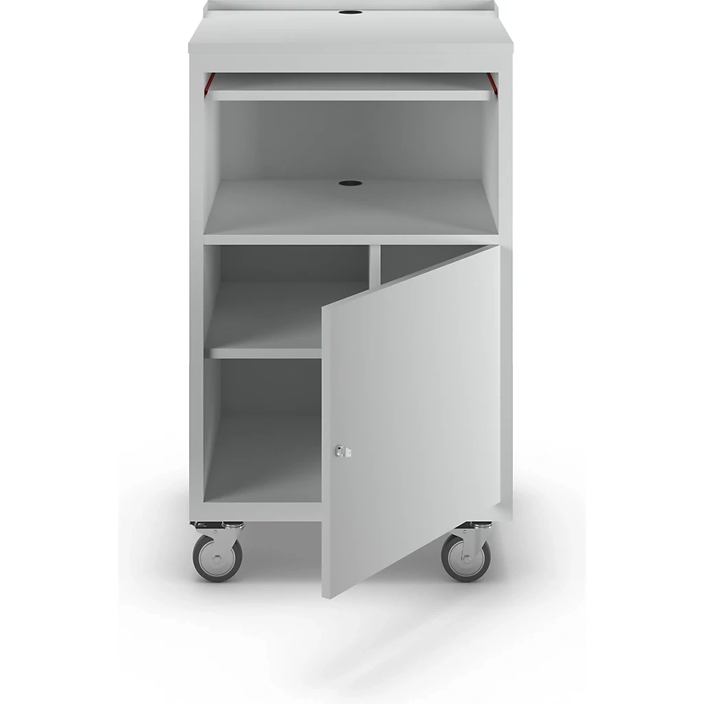 Mobilní PC pult – Eurokraft basic . - 2