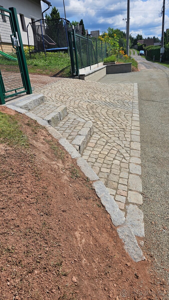 Žulové obrubníky K13 - 2