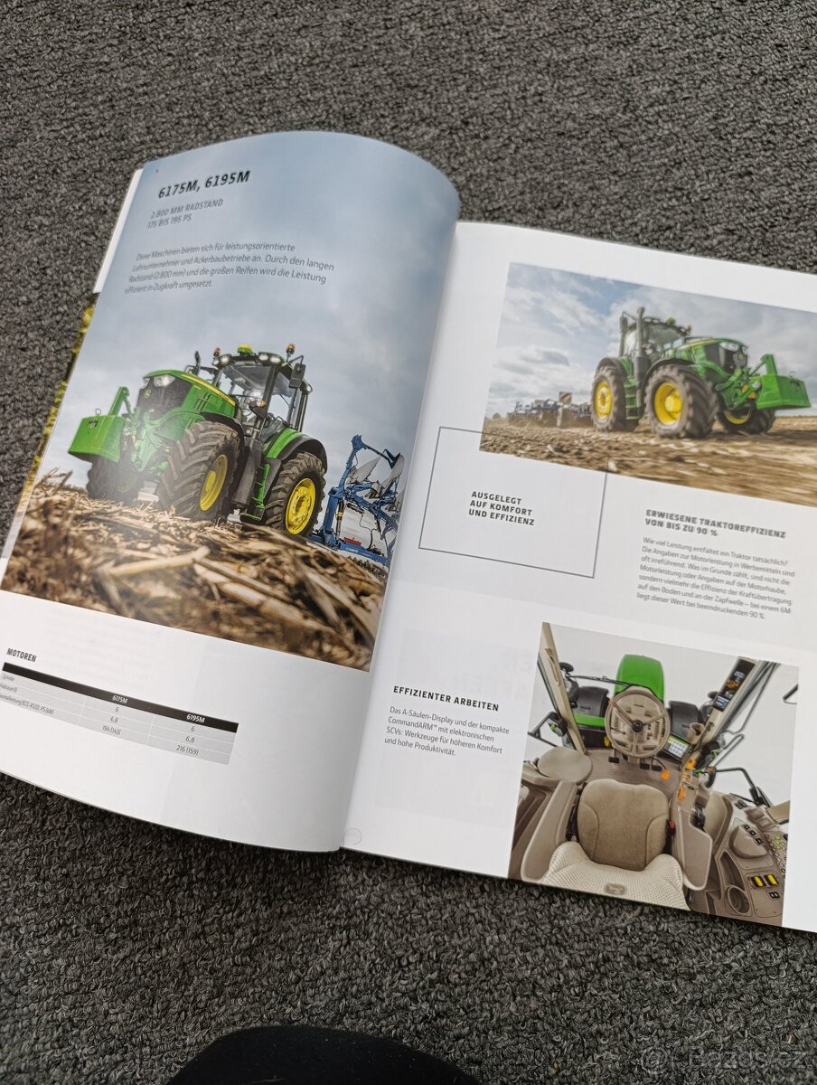 Prospekt traktor John Deere 6M - 2