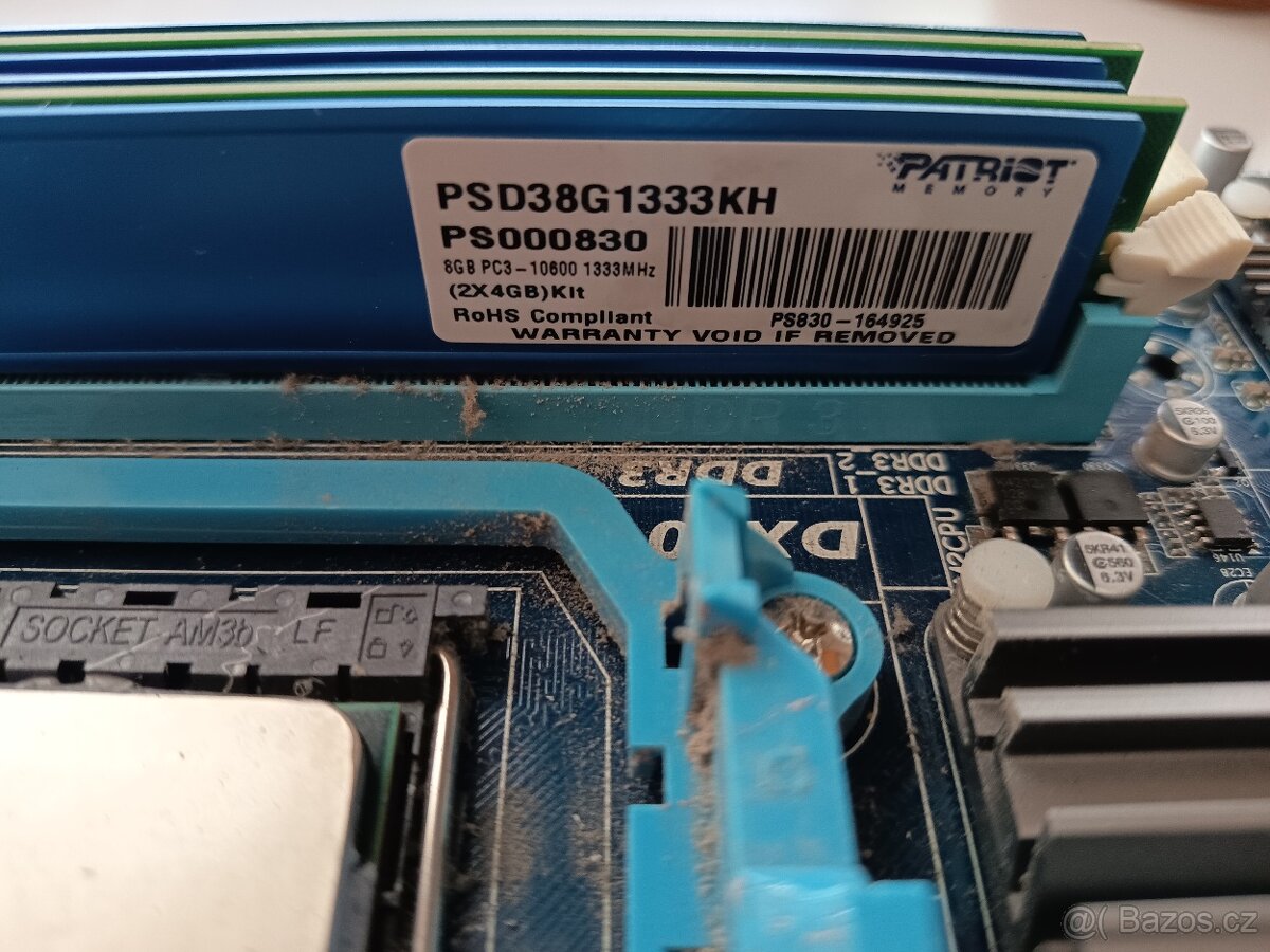 AMD Set (Cena: 500 Kč) MB + CPU + DDR3 - 2