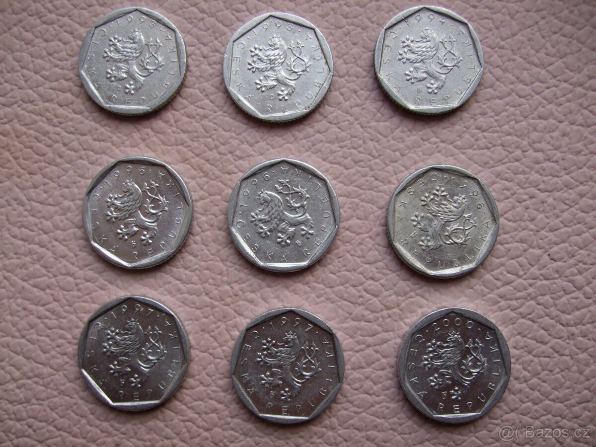 ČESKÉ HALÉŘE 1979 - 2007 - 2