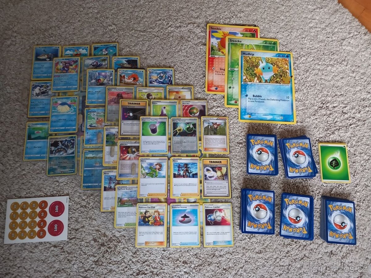 Pokémon karty - sbírka 400 ks - 2