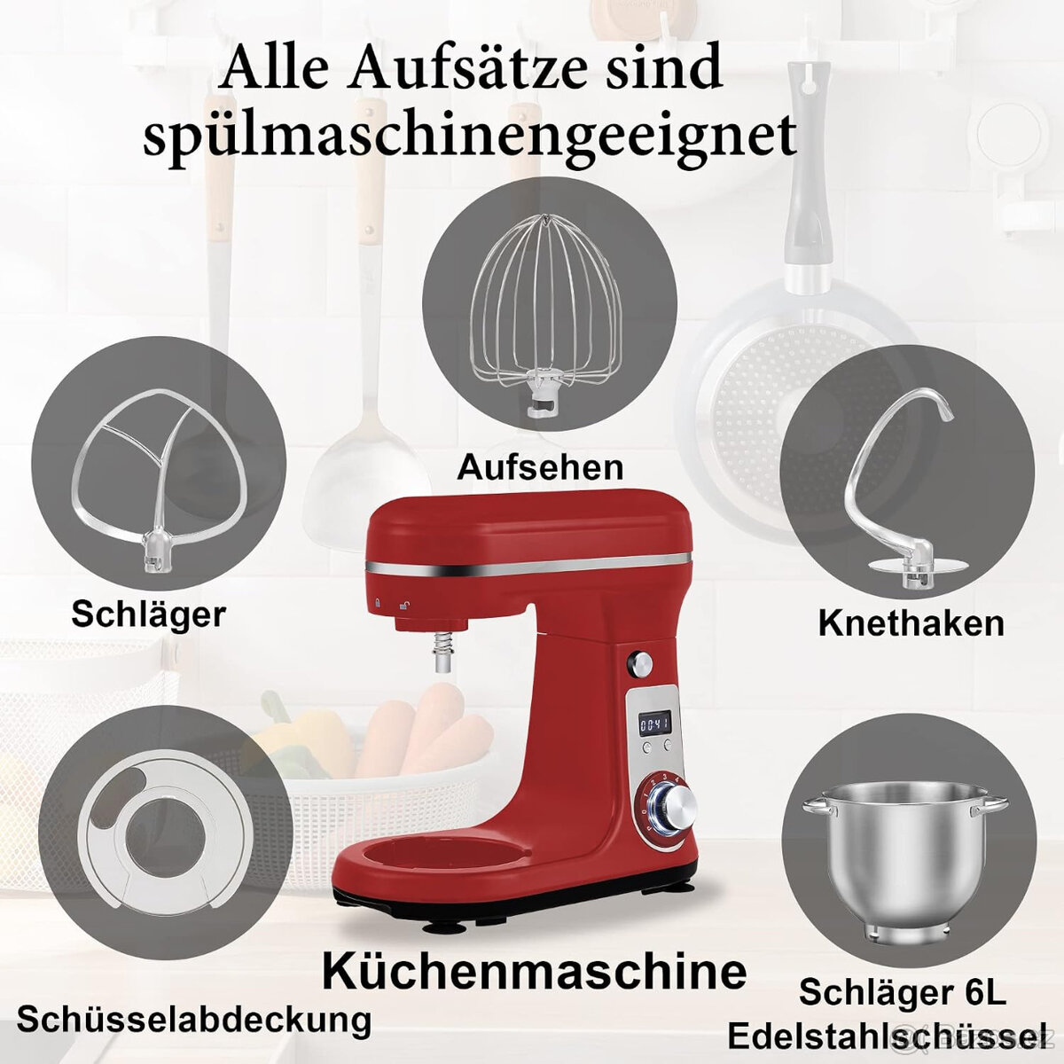 Kuchyňský mixér Biolomix 6L, 1200W - 2