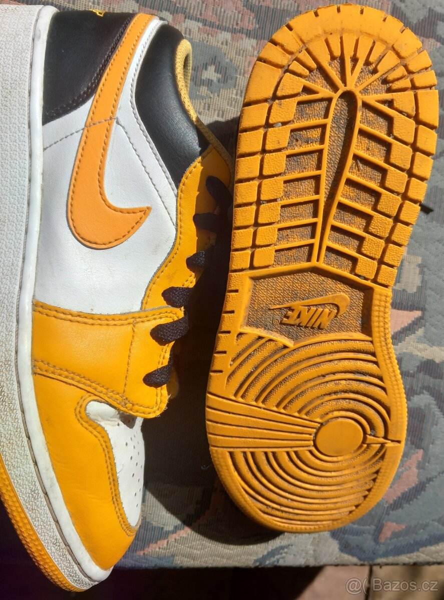 Boty Jordan Air 1 Low, vel. 38, žlutá, bílá, černá - 2
