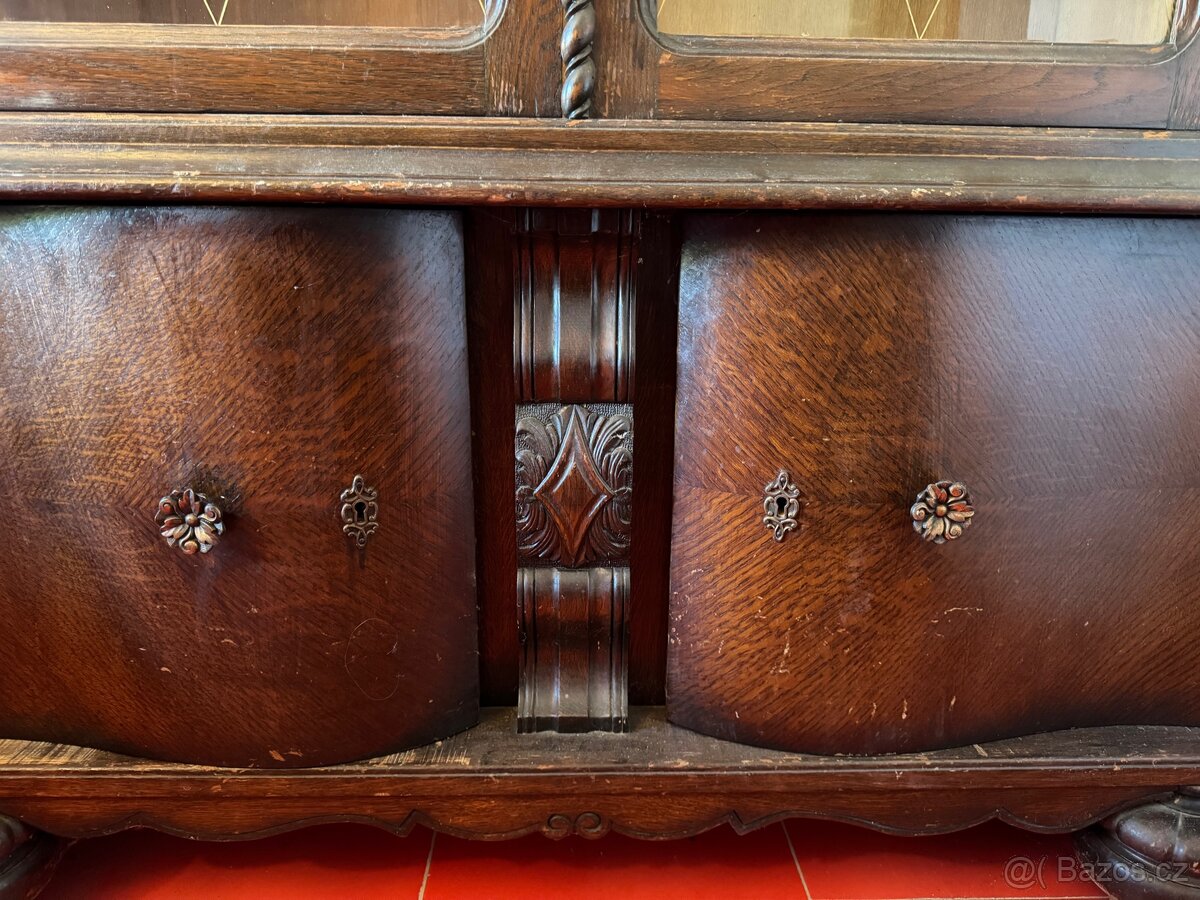 TOP-Luxusní starožitná vitrína, 1. Republika - 2