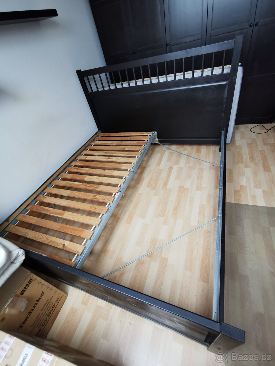 Rám postele Ikea HEMNES 180x200cm masivní borovice - 2
