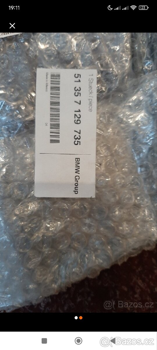 Kryt bočního okna BMW X5 E70 - 2