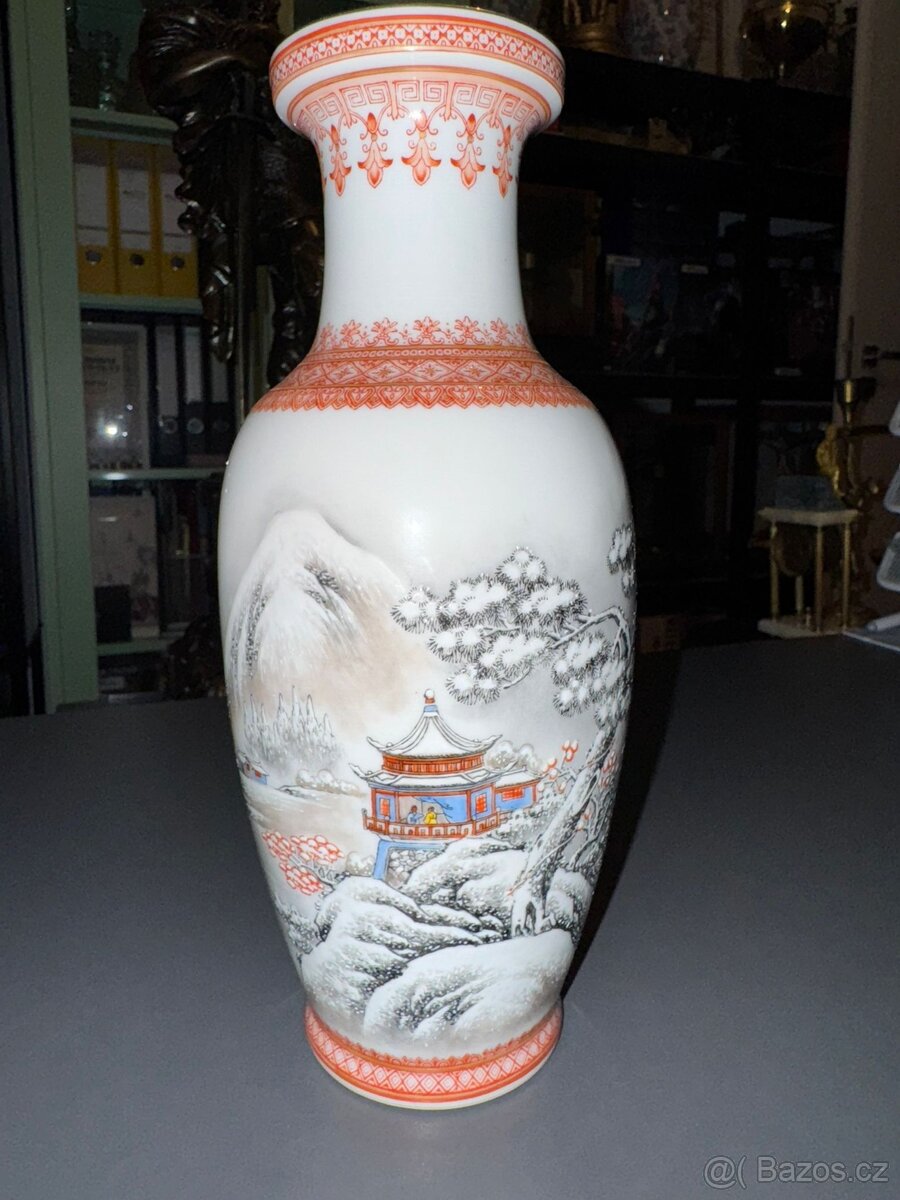 Porcelánová váza Čína - 2