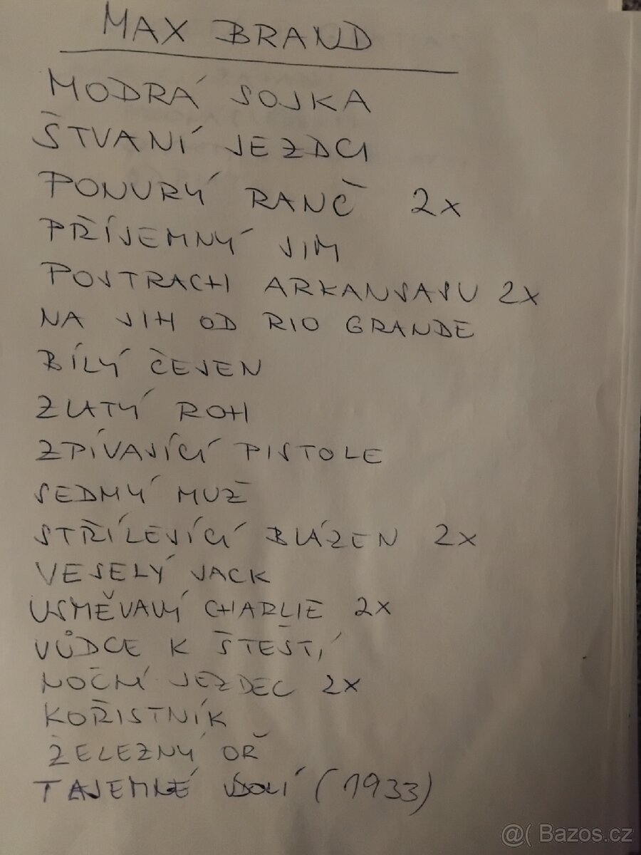 Max Brand 23 knih - 2