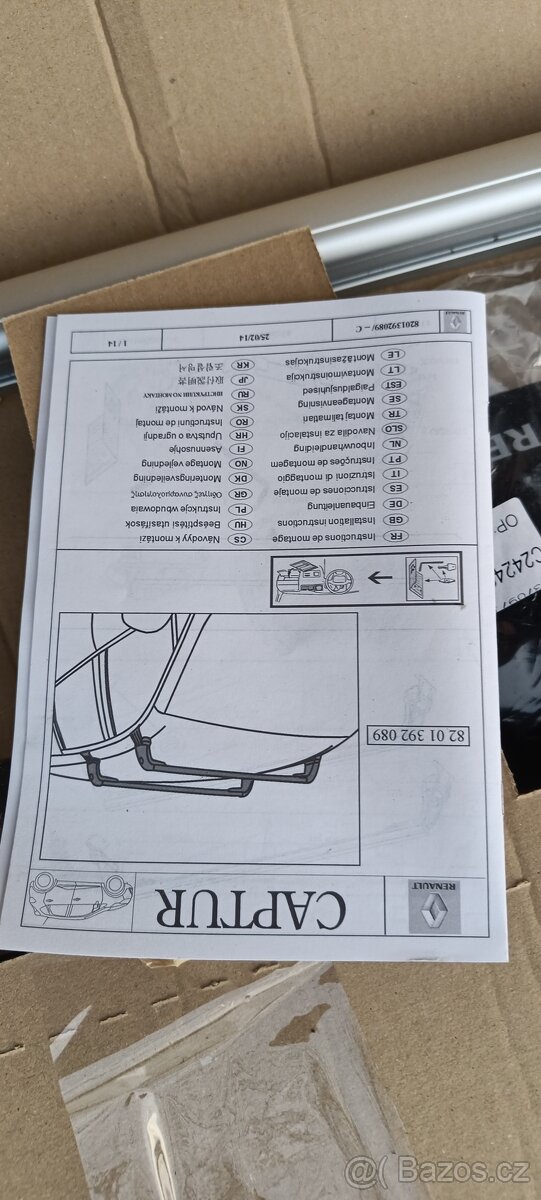 Příčníky na Captur - 2
