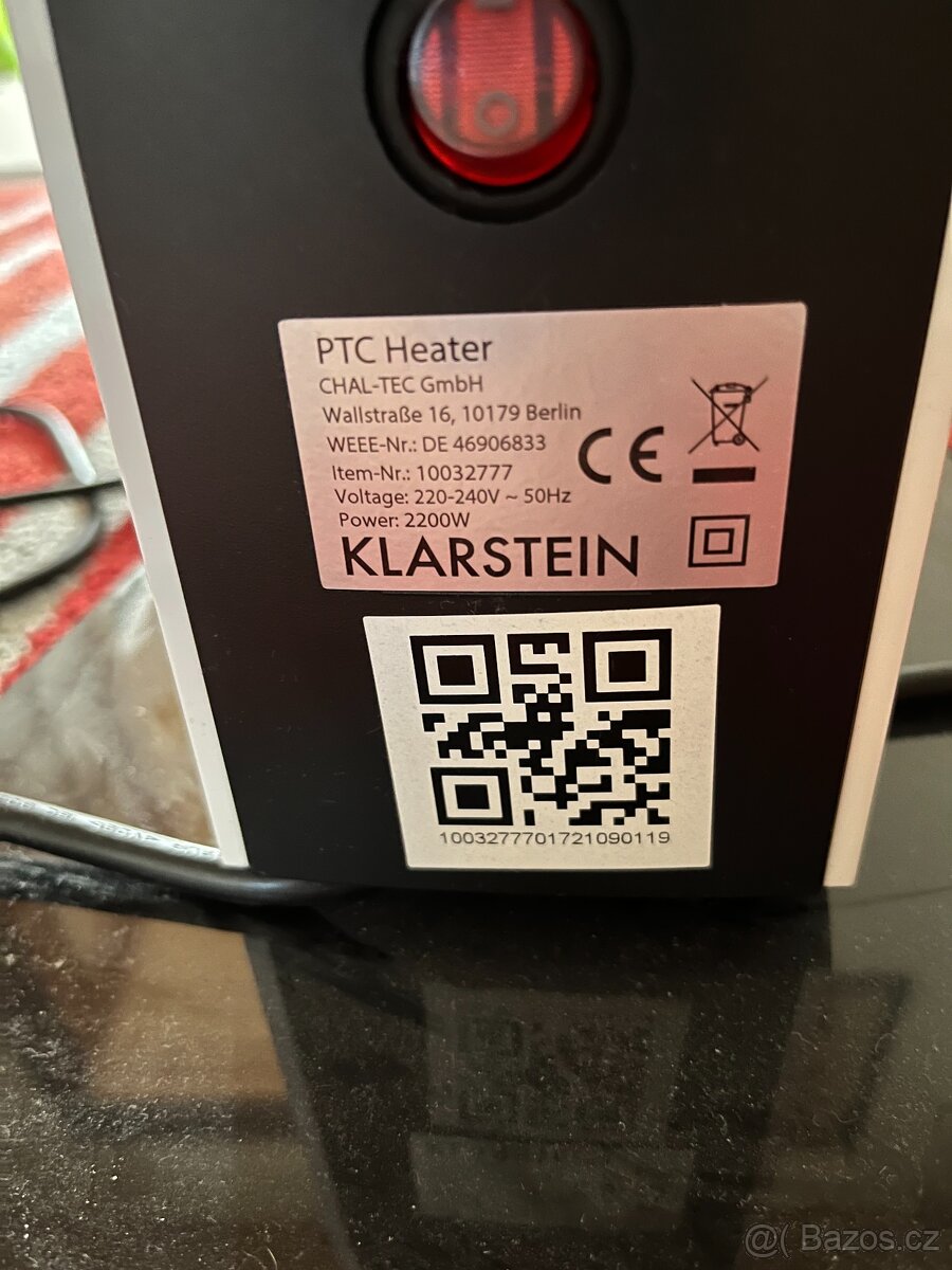 Horkovzdušný ventilátor topení - 2