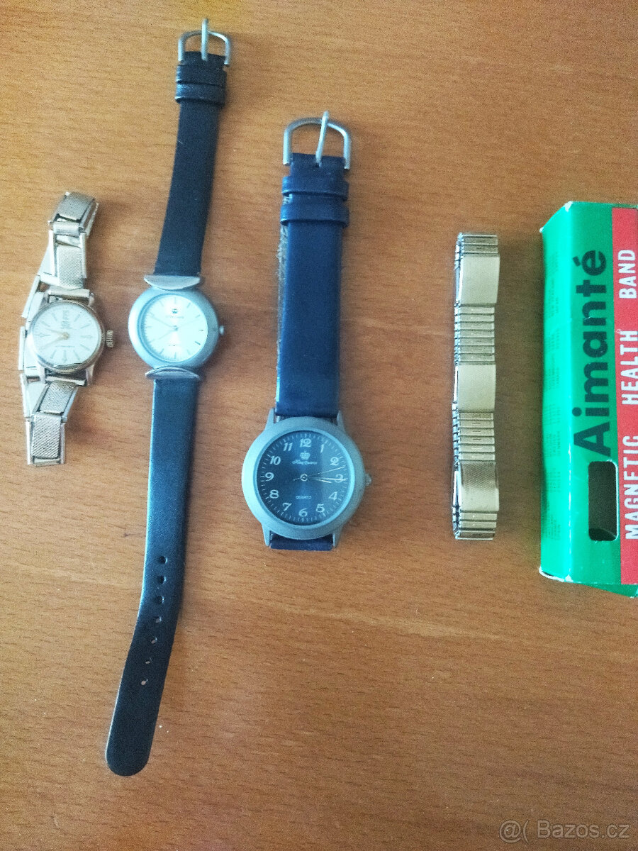 Pánské, dámské hodinky, hnací řemen,napařovací žehlička - 2