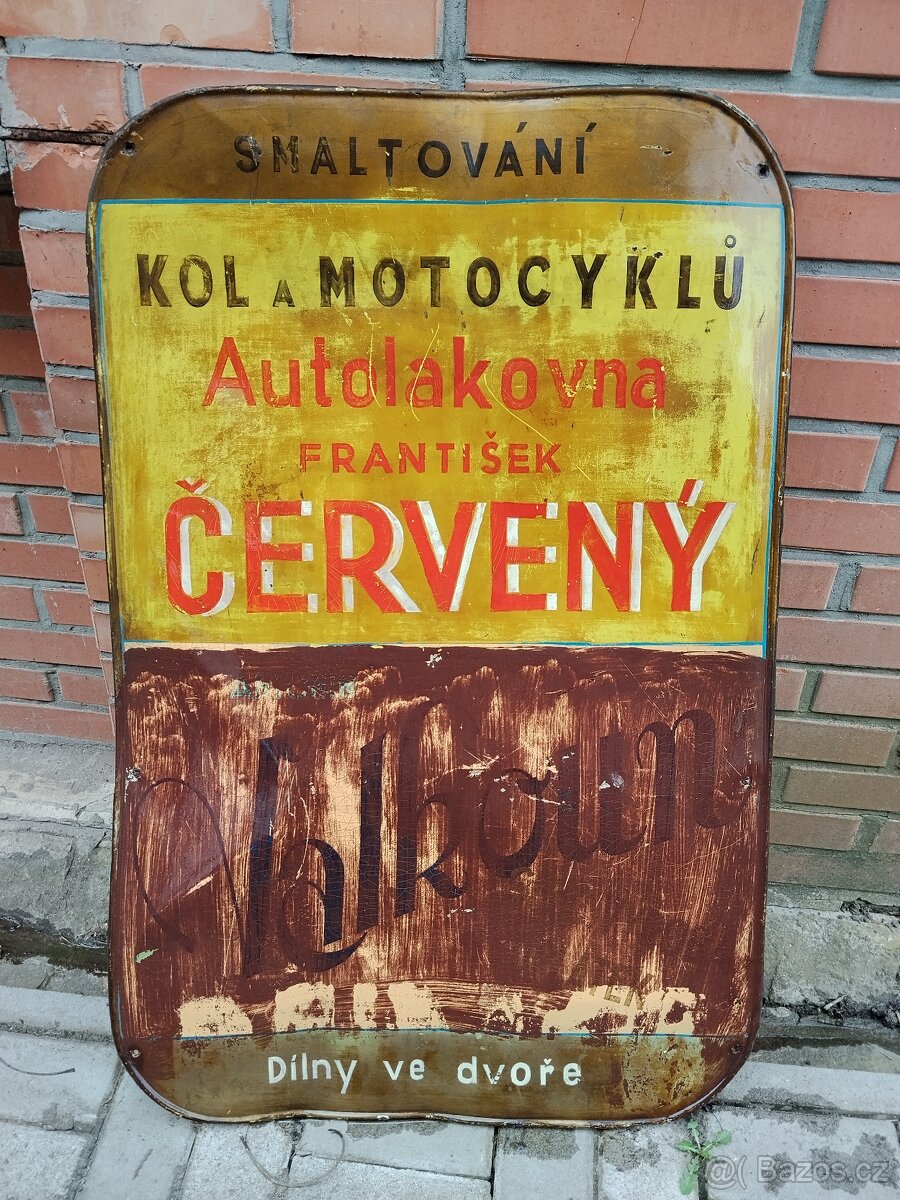 Stará cedule 100x64cm - 2