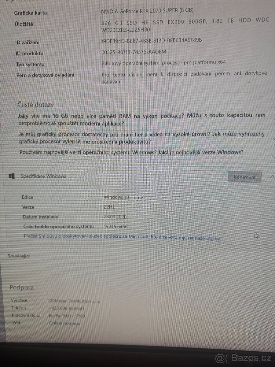 Herní pc bedna, HAL3000 - 2