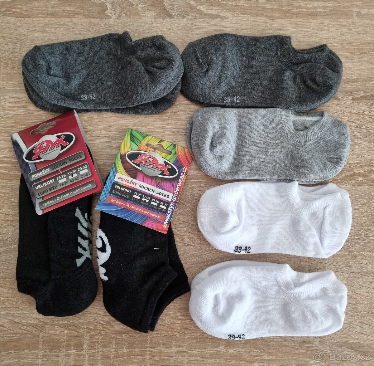 Ponožky 7 párů - nové - velikost 40-42 - 2
