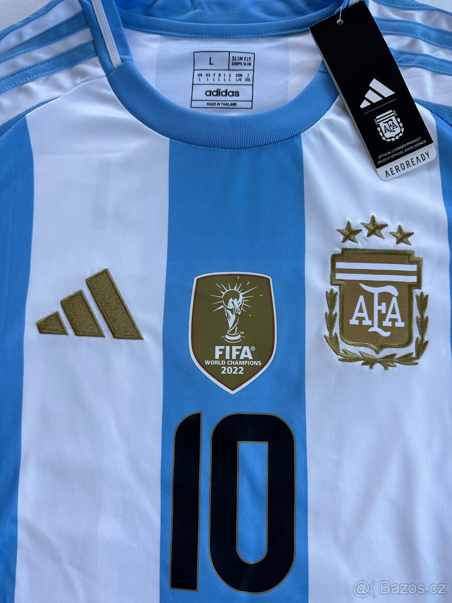 Adidas Argentina Fotbalový dres Messi #10 XL - 2