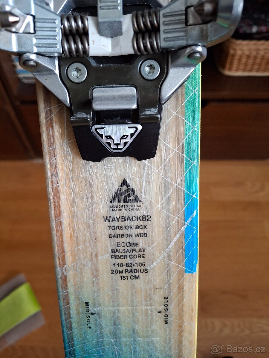 Skialpové lyže K2 Wayback 82 - 2