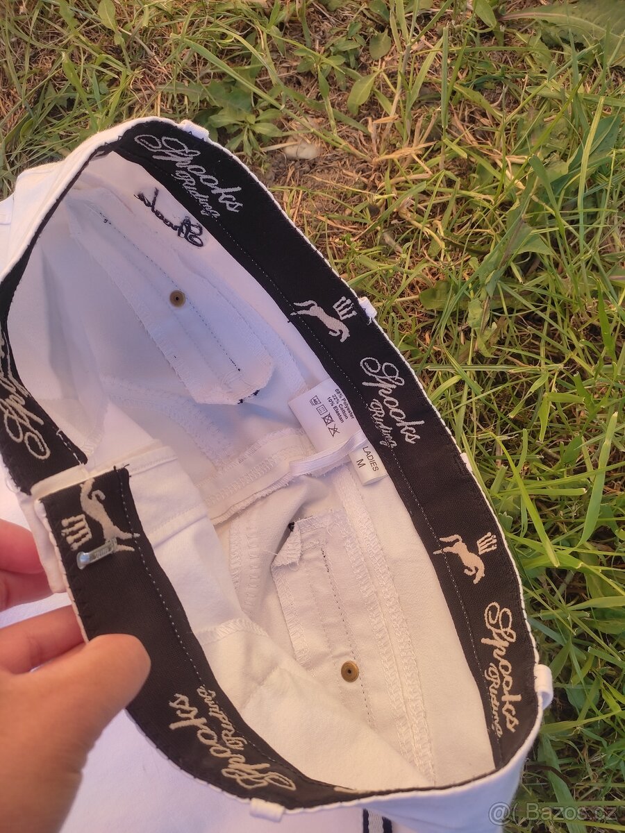 Bílé rajtky SPOOKS celokožený sed - 2