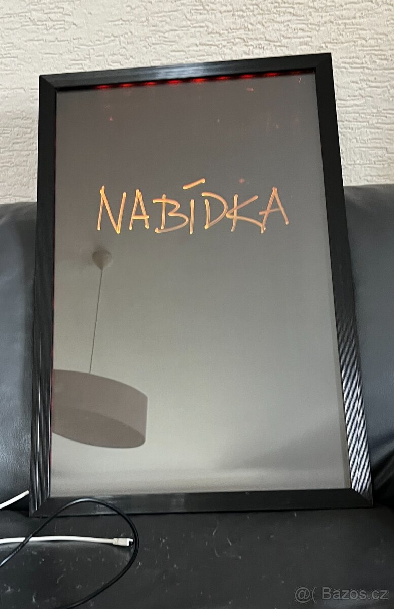 Světelná reklamní LED psací tabule 40x60 cm s DO - 2