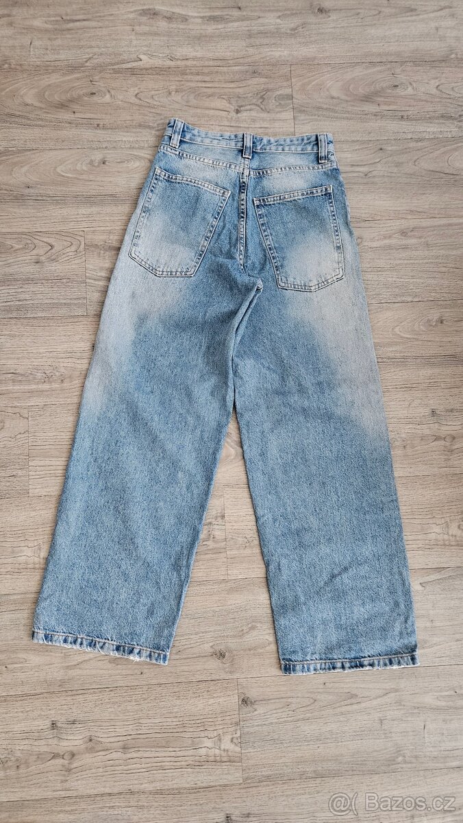 Džíny baggy z Bershky vel. 34 - 2